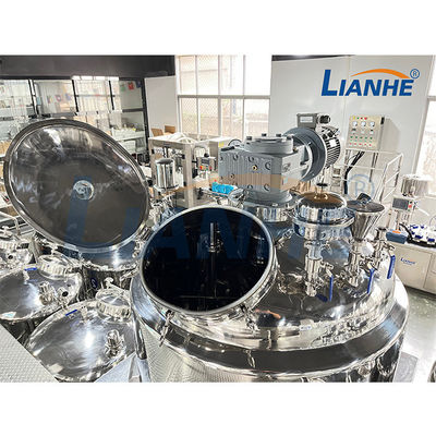 탱크와 선동자를 혼합하는 진공 유화제 믹서 화장용 연고를 가열시키는 스팀