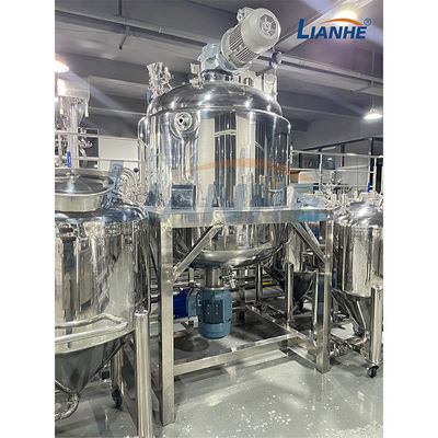 탱크와 선동자를 혼합하는 진공 유화제 믹서 화장용 연고를 가열시키는 스팀