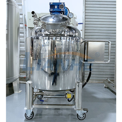 시럽 고정된 덮개 균질기 유화제 믹서 수직 PLC 제어
