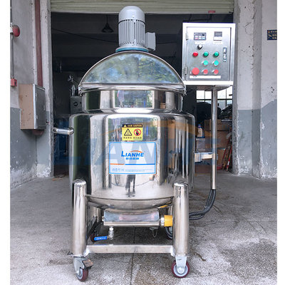 가열되는 1.5KW 200L 살균제 균질기 유화제 믹서는 입혔습니다
