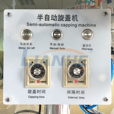 4개 롤러와 세미 오토매틱 병 뚜껑봉함기 220V/110V