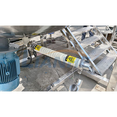 탱크를 섞은 LIANHE 반쯤 열린 균질기 유화제 믹서, 스테인레스 강 화학