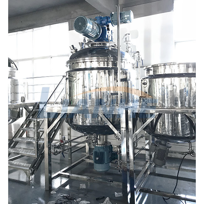 고정형 토마토 케찹 성형기, 1000L 진공 유화혼합기